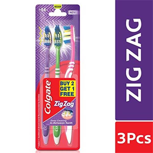 COLGATE TOOTHBRUSH ZIG ZAG B2G1